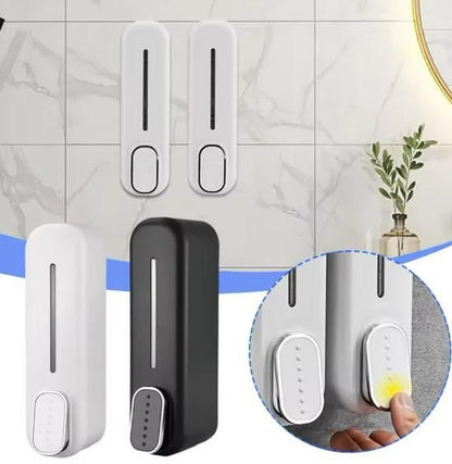 Wall Mounted Soap Shampoo Conditioner Handwash Gel Liquid Soap Sanitizer Dispenser for Bathroom Basin Kitchen Sinks (350 Ml, White) PACK OF 2
